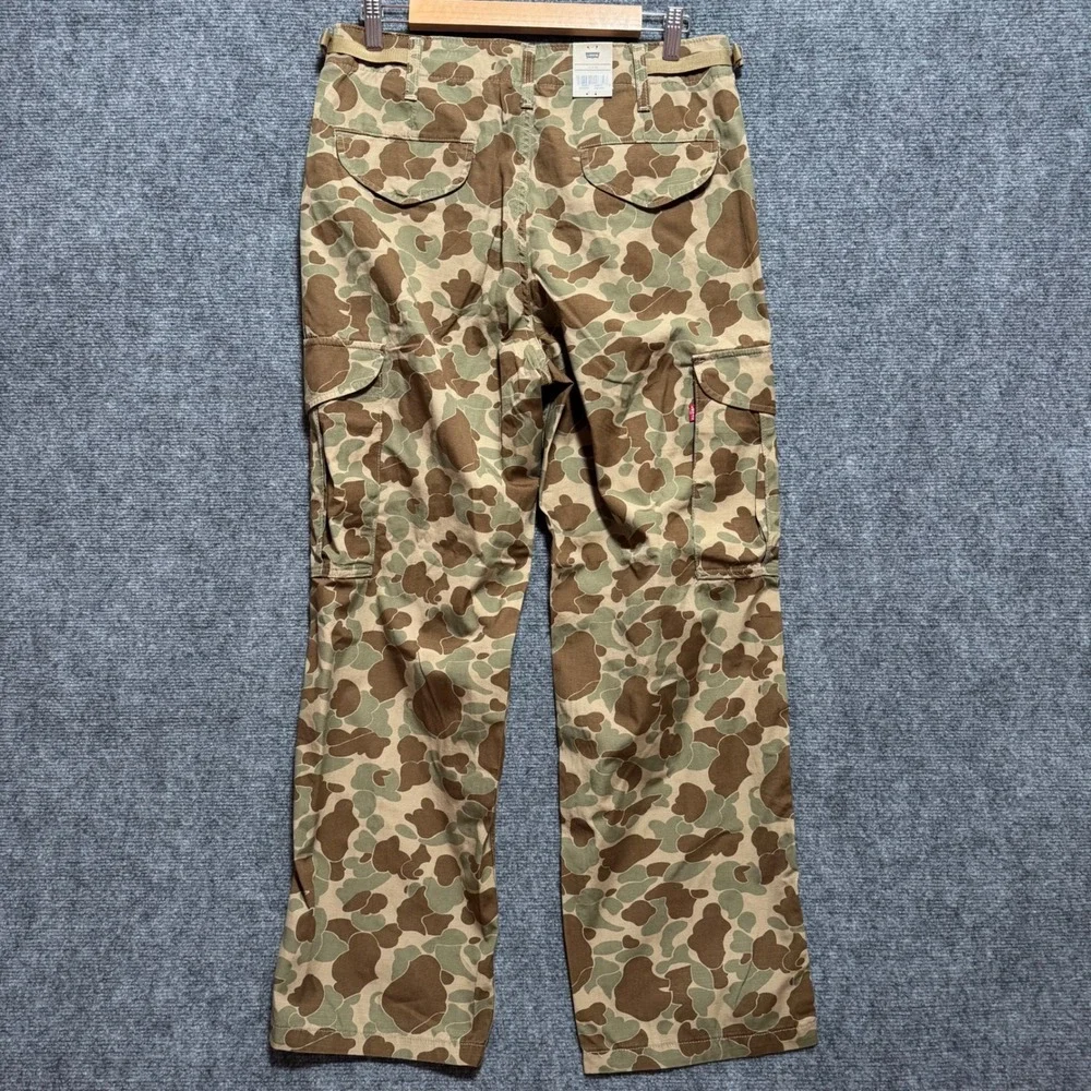 Levis XX Cargo Pants Mens 31x30 BAGGY Camo Ripstop‎